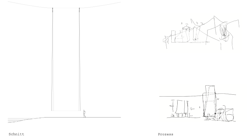 FLOA: section and process sketches