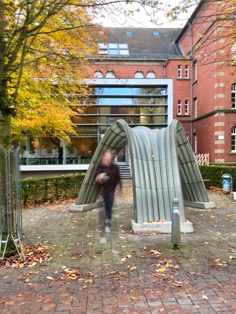 3D-printed arch pavilion at FH Münster